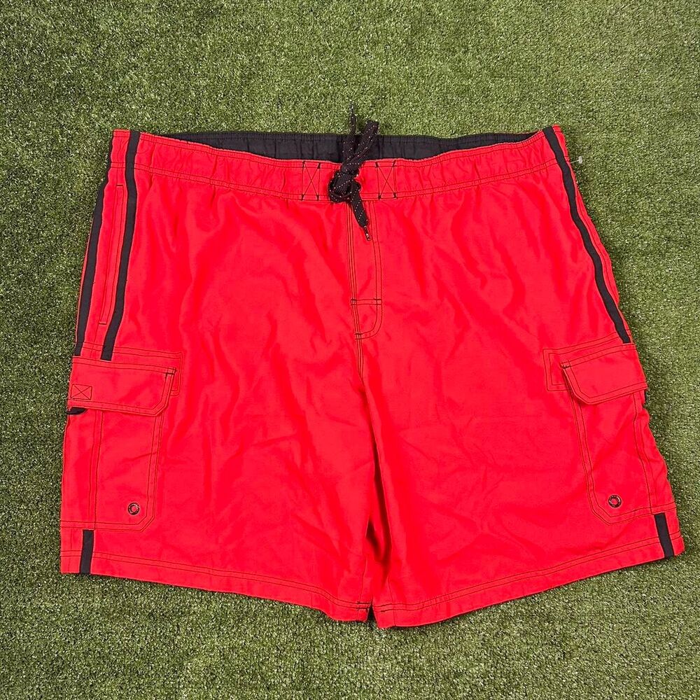 Ocean-pacific Men's Red Swim-briefs-shorts